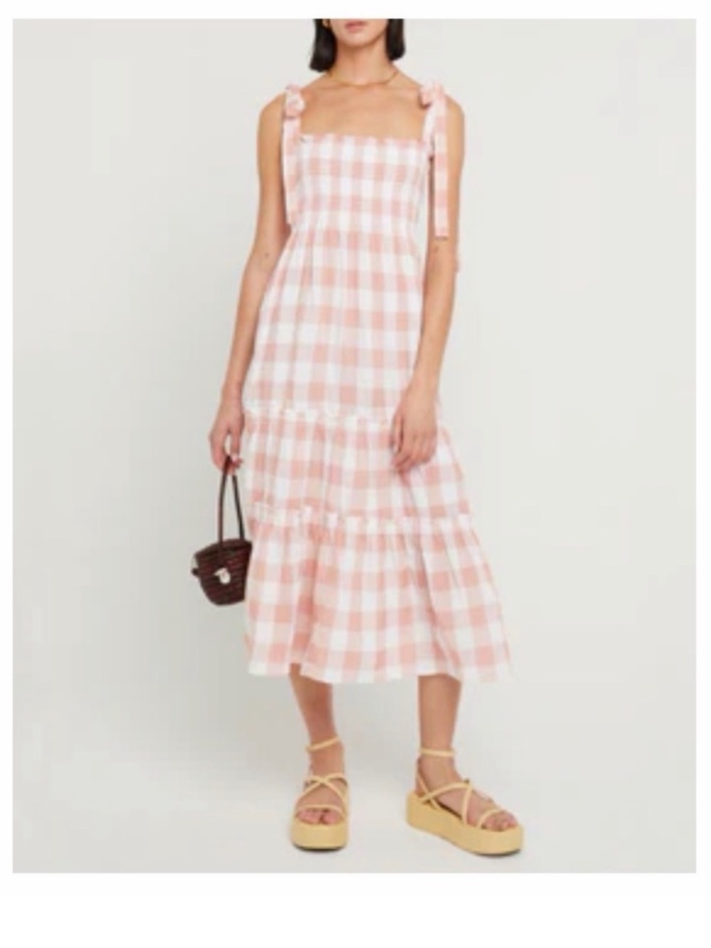 Few Moda o.p.t. Gingham Midi Dress